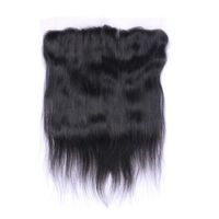 Wholesale Brazilian Straight x4 Lace Frontal Closures Free Part Malaysian Indian Peruvian Unprocessed Virgin Human with Baby hair