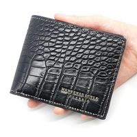 Wholesale Men s Wallet Male Short Frosted Multi Card Position Money Coin Purse Fashion Hinge Bronzing Printing Business Boyfriend Gift Wallets
