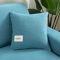 Wholesale thick sofa protector Jacquard solid printed pillowcase cover for cushion X45cm