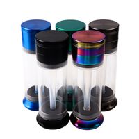 Wholesale Integrated in metal smoke grinder Creative dual use cigarette grinding cigarette rolling
