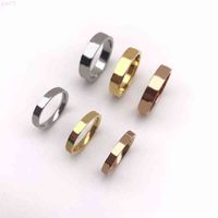 Wholesale Ring sterling silver Band rings simple and versatile men womens couple multifunctional fashion jewelry