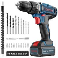 Wholesale Power Tool Sets V Cordless Drill Lithium ion Driver Set With mah Battery Torque Impact Variable Speed