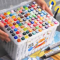 Wholesale Painting Pens Ouboshang Touch Marker Set Painting Primary School Students Use Children s Art Pixels to Draw Color Country