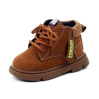 Wholesale Baby Boots Leather Kids Boys Boots Lace up Children Single Boots New Arrival Spring Autumn Shoes Toddler Sneakers Boys