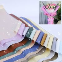 Wholesale 20Pcs Flowers Double Ouya Paper Packaging Gift Wrap Two color Florist Wrapping Paper Bouquet Package Supplies RRB13316