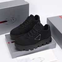 Wholesale Heavily build designer luxury heighten casual shoes classic puxurua pure black welcome to consult sneakers Ace sneaker