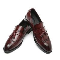 Wholesale Designer Genuine Leather Men Flats Business Brand Leathers Mens Shoes Design Man Dress Shoes Oxfords Formal Shoe