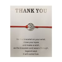 Wholesale Life Tree Charm Wish Bracelet Red String Bracelets for Women Men Kids Lovers Couple Jewelry
