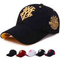 Wholesale New totem flame baseball cap women s net red cap spring and summer sun shading embroidered hat