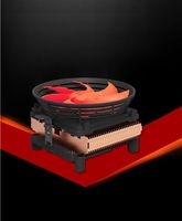 Wholesale Fans Coolings PCCOOLER Q100M Copper Plating CPU Cooler cm pin PWM Quiet Fan For Intel AMD Q100 PC Cooling