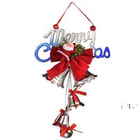 Wholesale Factory Direct Supply Christmas Tree Plastic Ornaments Pendant Letters Santa Christmas Decorations HWD12398