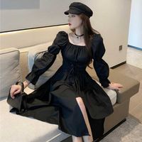 Wholesale Women s T Shirt Dressed in women s harbour the spring wind with culture morality brought fresh sweet little black dress CS8X