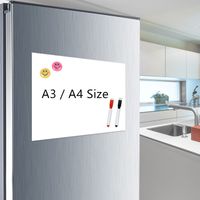 Wholesale Magnetic soft whiteboard refrigerator stickers erasable memo message board office teaching practice writing board door stickers