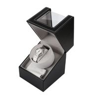 Wholesale Watch Boxes Cases Single Winder For Automatic Watches Collector Box Winding Motor Shaker Holder Display Jewelry Storage Organize