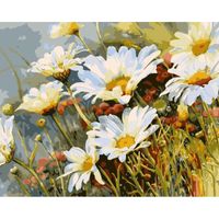 Wholesale Paintings SELILALI Painting By Numbers Luxuriant Wild Chrysanthemum Pictures Number Flower Oil For Adults Home De
