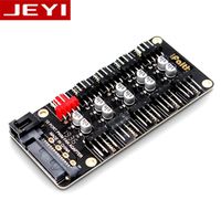 Wholesale Fans Coolings Motherboard Turn pin Fan PWM Cooling HUB Computer Temperature Control Speed Board CPU Controller