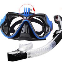 Wholesale Diving Masks Professional Underwater Mask Camera Swimming Goggles Snorkel Scuba Equipment Holder For Go Pro