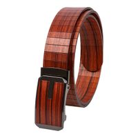 Wholesale Healthy Wood Belt with Steel Buckle Fashionable Customized Design Men Belt Factory Price
