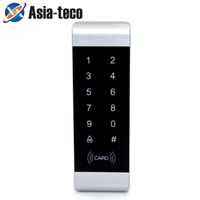 Wholesale 125khz RFID Access Control Standalone Keypad Reader Narrow Snall Size Door Frame Touch W Backlight Fingerprint