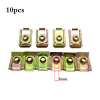 Wholesale 10 u type clips rivets m8 for car motor tread panel spire nut fairing clip fastener speed metal mounting clamp