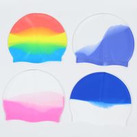 Wholesale Swimming Cap Multicolor Unisex Silicone for Long Hair Waterproof Diving Cap Professional Swim Hat Keep Hair Dry adult G3367IC