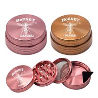 Wholesale Smoking Pipes Aluminum Grinder For MM Inches Piece Metal Ultra thin Pocket Size Smoke Miller