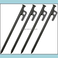 Wholesale Tents Shelters Camping Sports Outdoorstent Stakes Heavy Duty Inch Steel Pegs For Outdoors Mountain Climbing Camping Hiking With Metal S