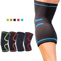 Wholesale Outdoor Gadgets Pc Sports Elastic Knee Pads Nylon Fitness Kneepad Protective Equipment Patella Brace Support Run Basketball Volleyball