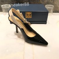 Wholesale Designer High heeled sandals Gladiator leather women sandal thin Flat shoes heels shoes fashion sexy letter cloth heel slipper size