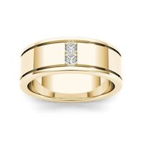 Wholesale 14K Yellow Gold FL Dimond Ring for Men Women Clssic nillos De Bizuteri K Gold Wedding Fine Jewelry Ring for Mle Gemstone