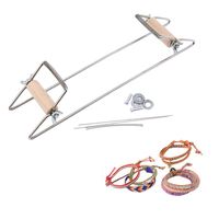 Wholesale Sewing Notions Tools Practical Wood Weaving Beading Loom Tool Jewelry Bracelets Necklaces Earrings Make Machine