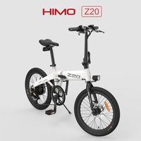 Wholesale EU Stock HIMO Z20 Folding Electric Moped Bikes E bike W Motor Inch Grey White Bicycle Bike for Sports Outdoor