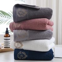 Wholesale Towel Luxury Embroidery Adult Face Towels Bathroom Cm Large Bath Cover El For Home Blanket Decoration Terry Wedding Gift