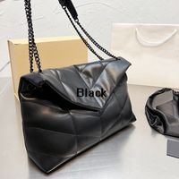 Wholesale 2021Ss Winter Big Soft Lambskin Cloud Bags High Quality Real Leather A Card Holder Purse Puffer Large Capacity Silver Gold Black Chain Cross Body Handbags CM