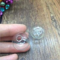Wholesale 100pcs mm mm mm mm mm mm mm mm mm mm Round ball Shape globe Glass Bubble Vial Bottle pendants jewelry G0927