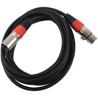 Wholesale Audio Cables Connectors Microphone Lead Mic Cable pin XLR Patch Balanced Male To Female Plugs Red Length m