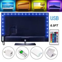 Wholesale Strips TV Background LED Light With USB V SMD Keys Low Voltage Colorful Bar RGB Strip