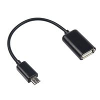 Wholesale OTG Adapter Cell Phone Cables Micro USB To USB2 For Android and Flash Drive Dropship