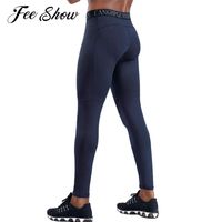 Wholesale Mens Athletic Tracksuit Gym Running Exercise Tights Leggings Sportswear Fitness Yoga Pants Middle Waist Pocket Sports Men s