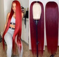 Wholesale Lace Wigs Halo Peruvian Straight Wig Inch x1 Transparent Frontal Colored Human Hair J For Women Curly