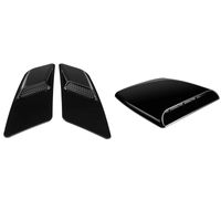 Wholesale Car Sunshade D Simulation Air Flow Decorative Intake Hood With Bonnet Vent Vents Scoop Duct Louver For Mustang