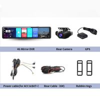 Wholesale IP Camera Inch G Android Rear View Mirror Dash Cam Dashcam Auto Video Recorder ADAS GPS Wifi Dual Lens Full HD P Car DVR