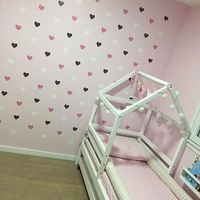 Wholesale Wall Stickers Heart Sticker For Kids Room Girls Room Decorative Stickers Bedroom Home Decor