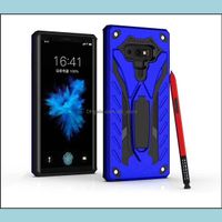 hybrid dual layer case 2022 - Cases Phone Aessories Cell Phones & Aessoriesfor Samsung Galaxy S10E S10 S9 Note 9 A6 Plus Dual Layer Protection Hybrid Armor Case With Kick