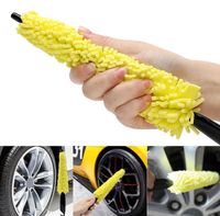 Wholesale Car Wheel Wash Brush Plastic Handle Vehicle Cleaning Wheesl Rims Tire Washing Brushes Auto Scrub Cars Washs Sponges Tools OWA6842