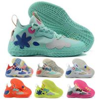 Wholesale James Harden Vol Men Basketball Shoes Sneakers Solar Yellow Red Nets Support Icey Pink Futurenatural Blue MVP Sport Weaving Trainer Zapatos