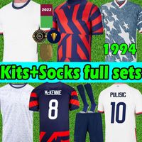 Wholesale World cup PULISIC USA Soccer Jersey ERTZ BRADLEY ALTIDORE jerseys WOOD retro America Football Shirts United States men kids Kits socks full sets
