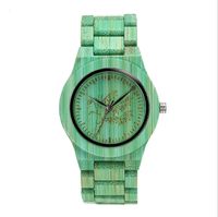Wholesale SHIFENMEI Brand Mens Watch Colorful Bamboo Fashion Atmosphere Metal Crown Watches Environment Protection Simple Quartz Wristwatches