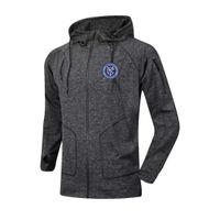 Wholesale New York City FC Soccer Jerseys full zipper Hooded jacket Windbreaker hoodie football jackets coat Sweater