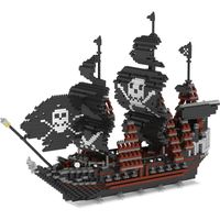 Wholesale HY Building Blocks Set the Black Pearl STEM Educational Learning Construction Building Toys for Kids Ages and adult Birthday Gift